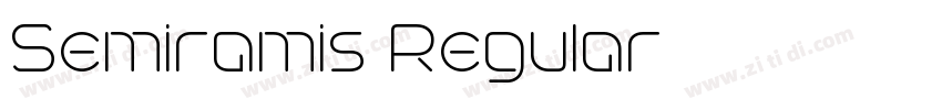Semiramis Regular字体转换 Semiramis Regular字体转换